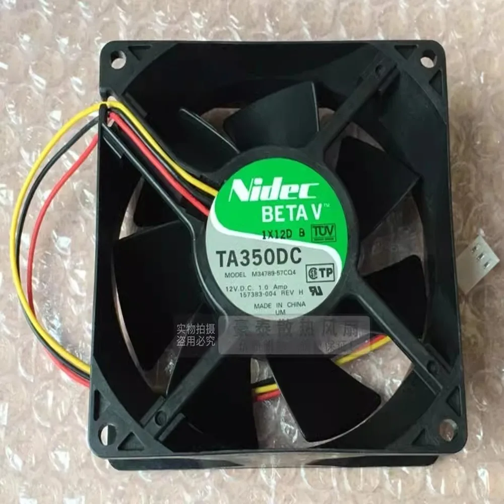 

For NIDEC TA350DC M34789-57CQ4 9038 DC12V 1A 3-Pin Server Cooling Fan