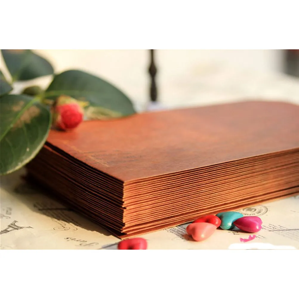 

10Pcs Premium Kraft Paper Envelopes Retro Brown Storage Envelopes for Postcards Photo Albums Stamps Gift Cards Trinkets