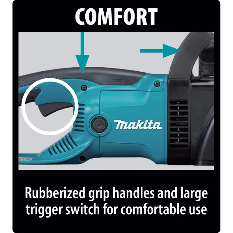 Makita-UC4051A kettingzaag, elektrisch, 16 inch. Reep - Zilver