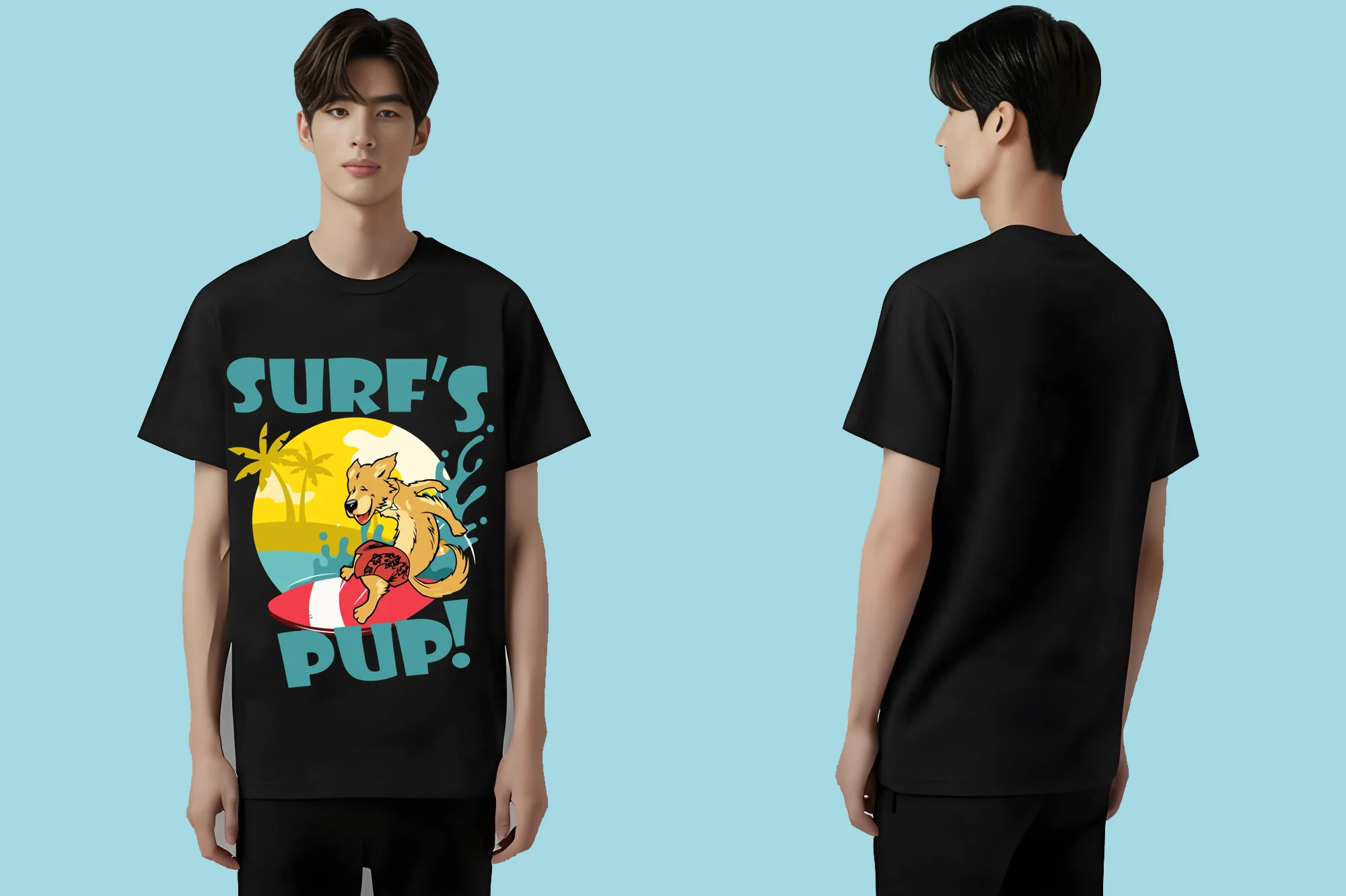 

В 2025 году появилась новая тенденция универсальных мужских и женских повседневных модных футболок с принтом кенгуру и буквенных узоров.