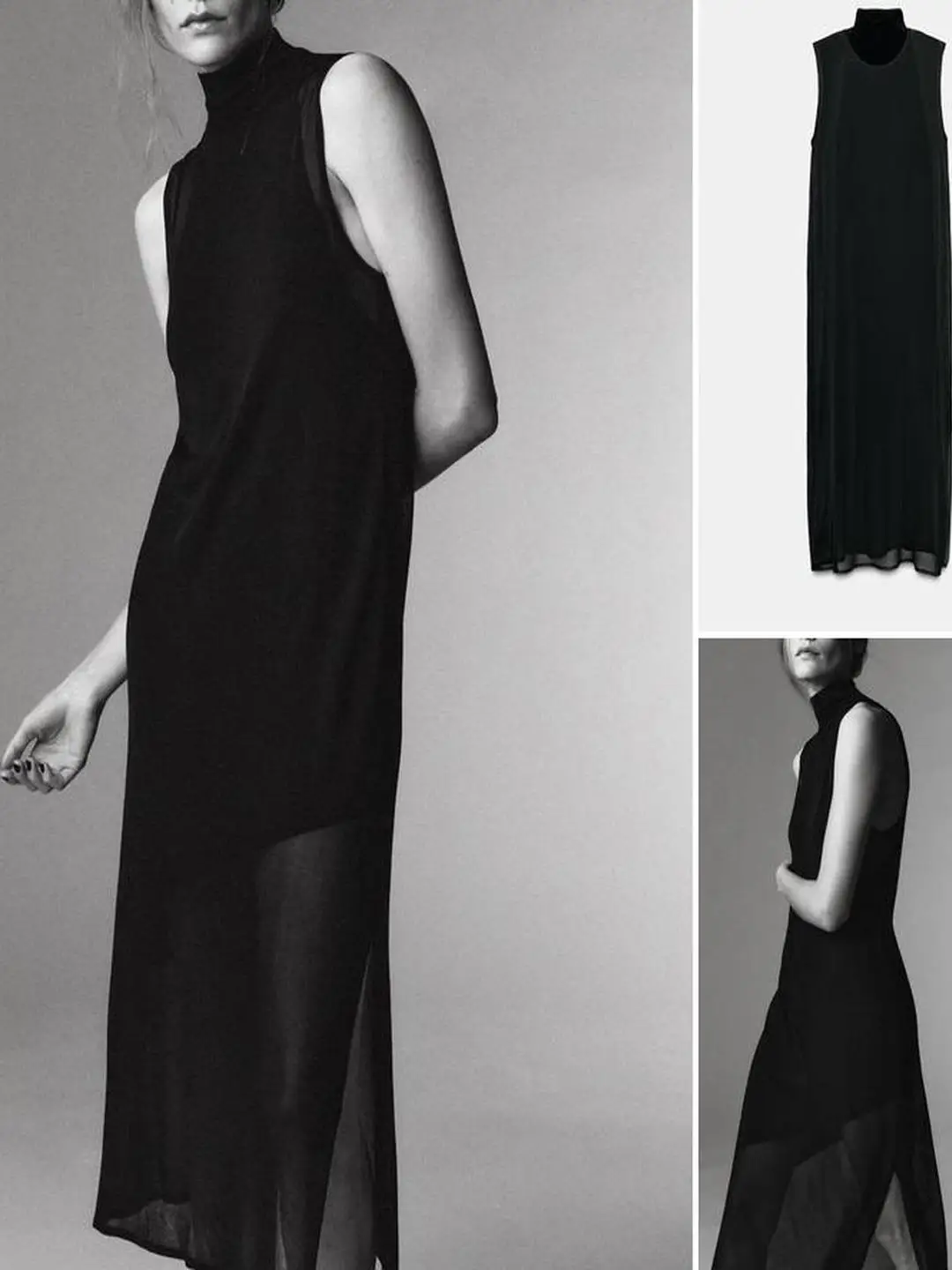 Tapete Sle Casual Faionable Dupla Camada Svel Stand Collar Dr Soft High Elastici Outono Temporada Senhoras Dr