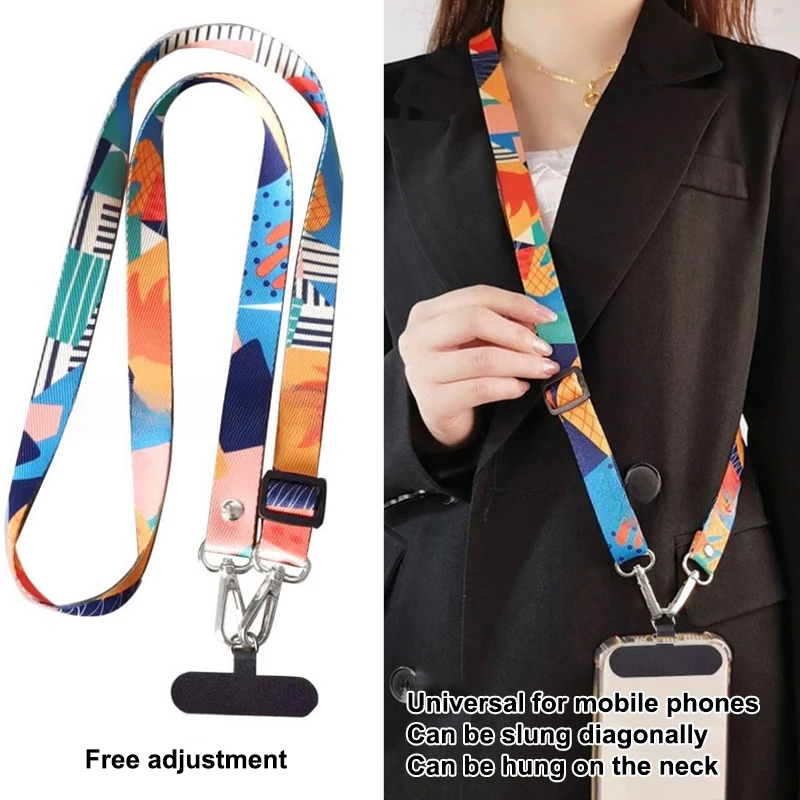 

Secure Phone Protection with Adjustable Mobile Lanyard, Crossbody Strap, Anti-Loss Rope, and Key Gasket