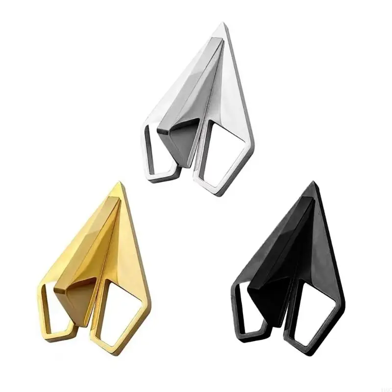 

2025 New Modern Paper Aircraft Pin Rustproof Brooch For Various Clothing Business Meeting