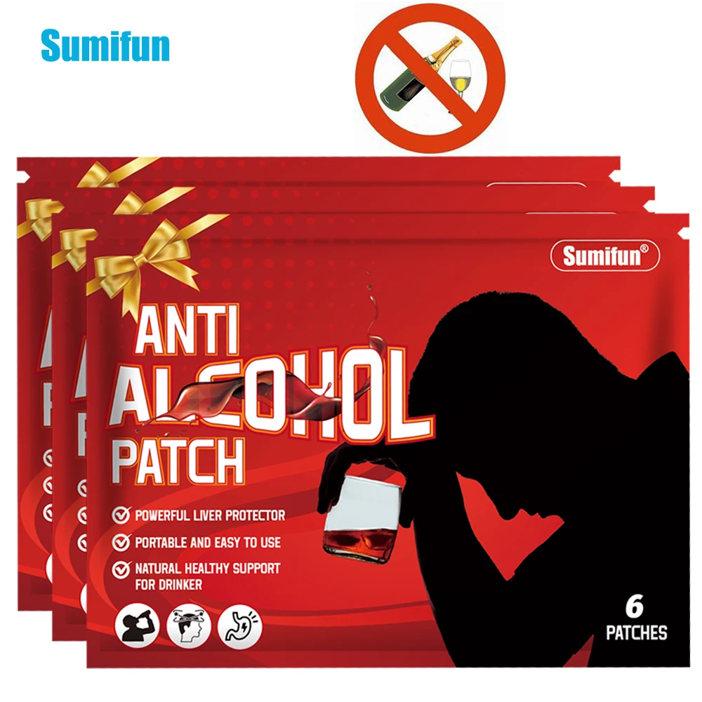 Sumifun 6/12/18pcs Stop Drinking Medical Plaster Quit Drinking Patch Hangover Patch Resist Alcohol Addiction Alcoholism Plaster