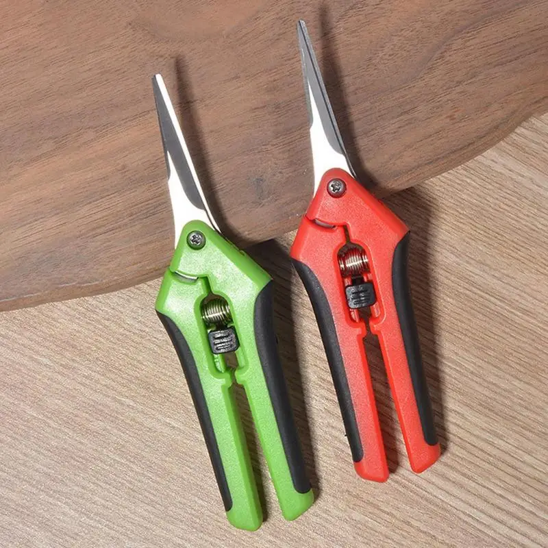 Gardening Pruning Shears Secateurs Bonsai Gardening Scissor Locking Handle Trimming Scissors Garden Potted Pruning Tools