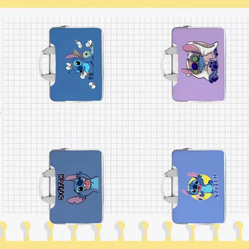 

Сумка для ноутбука Disney Anime Stitch 14, 16-дюймовая сумка для ноутбука Macbook Air Pro Lilo & Stitch, компьютерная сумка на плечо, портфель, подарок