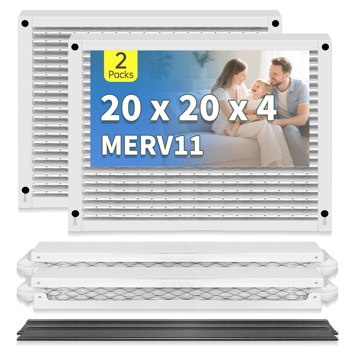 

Сменный воздушный фильтр 310, 20x20x4, MERV 11, совместимый с очистителями воздуха моделей 1310, 2310, 3310, 4300, для систем ОВКВ и кондиционирования, плиссированный фильтр для печи