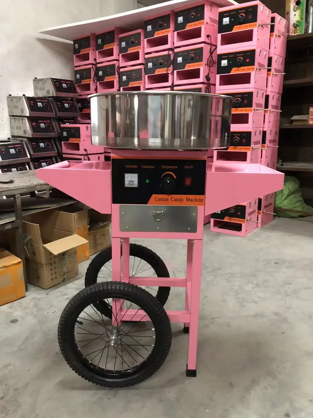 Máquina De Doces De Algodão De Flor Elétrica Comercial Automática, venda Quente