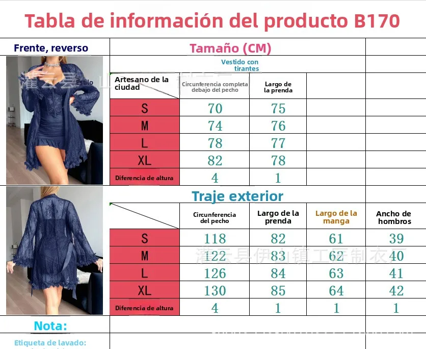 Nuevo Conjunto de Camisola y Falda de Encaje para Mujer, Ropa de Dormir de Fibra de Poliéster, Temporada Otoño, Producción Ch...