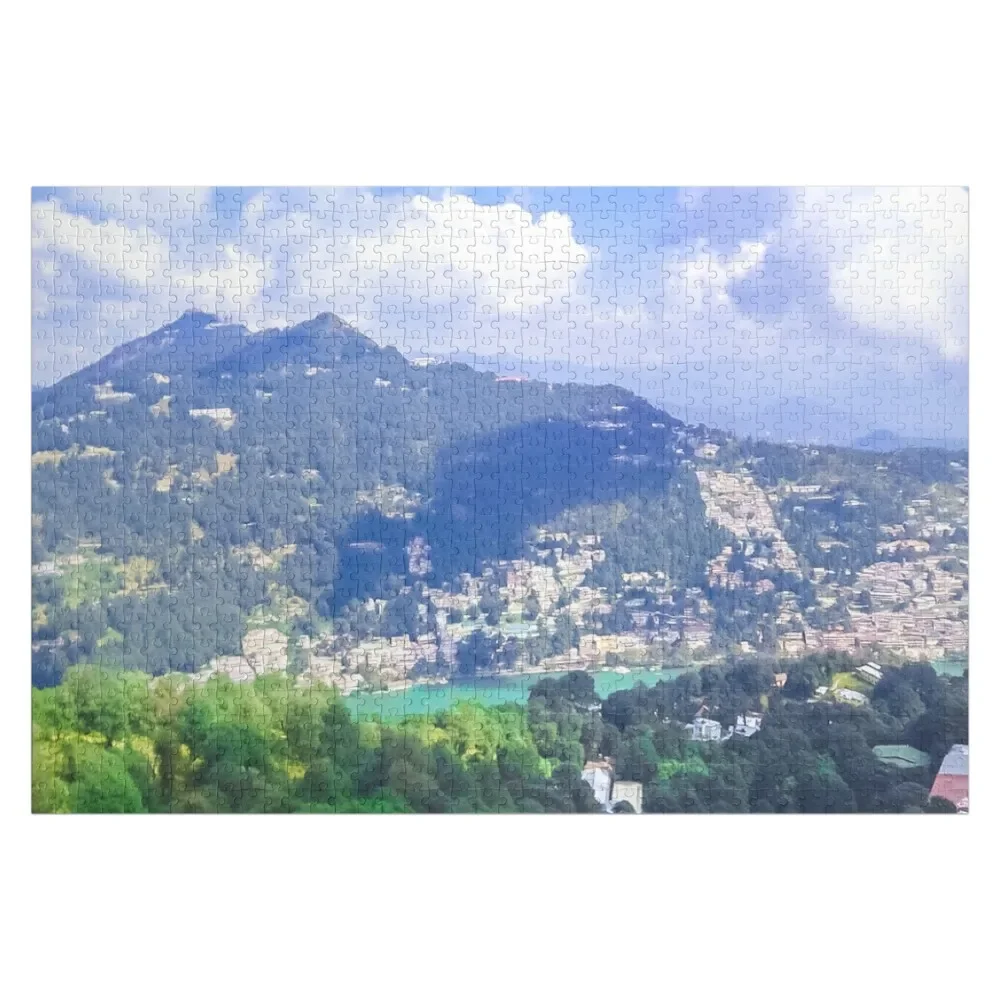 

Nainital (Индия) Пазл с воздушным видом Персонализированное имя с персонализированным фотопазлом