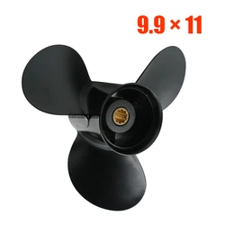 Propeller 9.9x11 For Tohatsu Mercury Nissan 25HP 28HP 30HP Outboard Motor Aluminum Alloy Propeller 10 Spline 3R0B645230