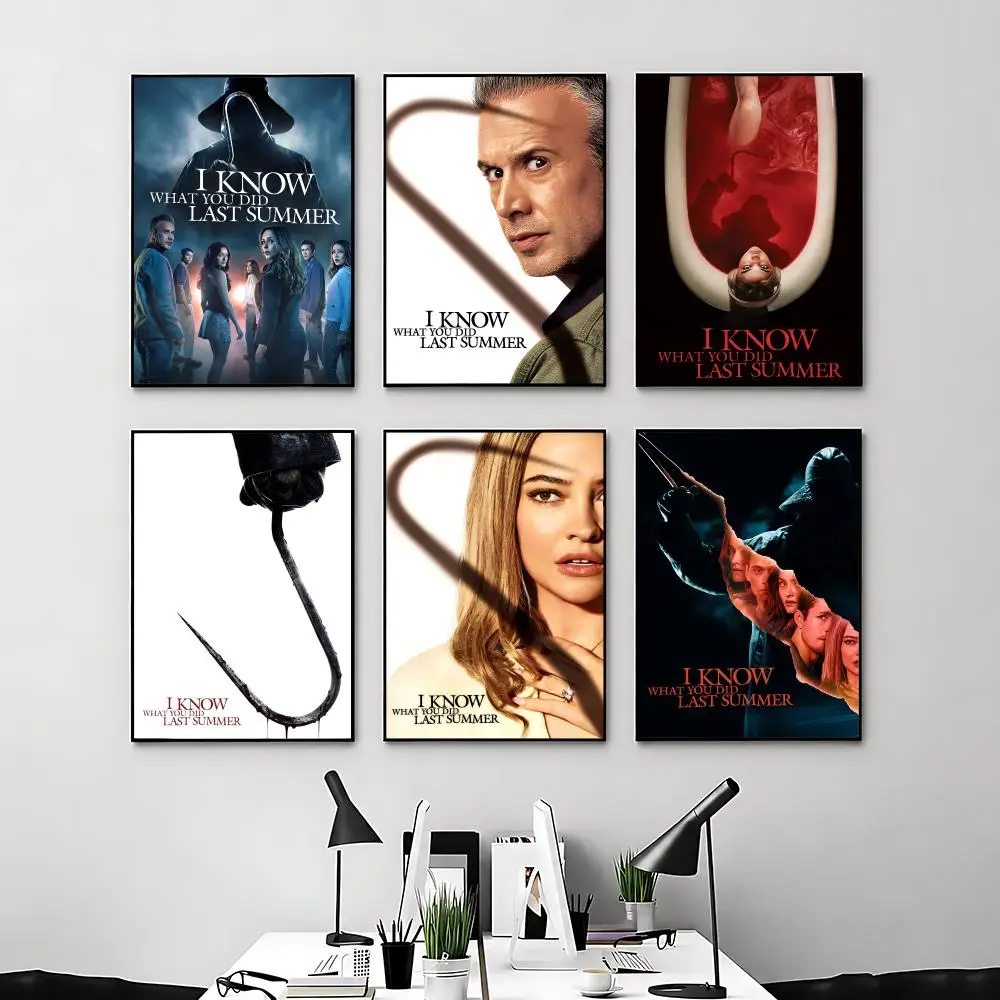 Affiche du film « I Know What You Did Last Summer », affiches d'anime, décoration de chambre, décoration de sac à dos, décoration murale, art mural musical