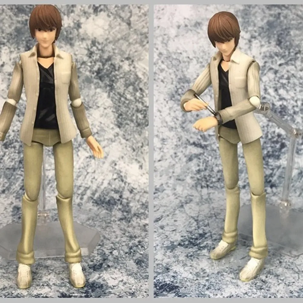 Anime Death Note Figutto figma Yagami Light PVC Model Anime Collection Action Figure Toy Gift