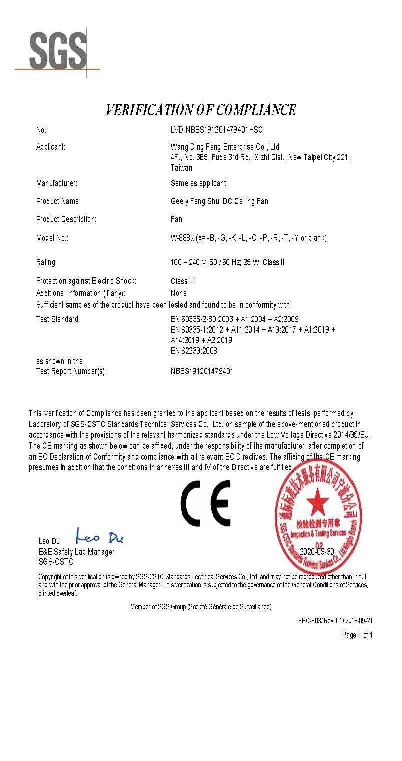 Plafondventilator met licht thuis