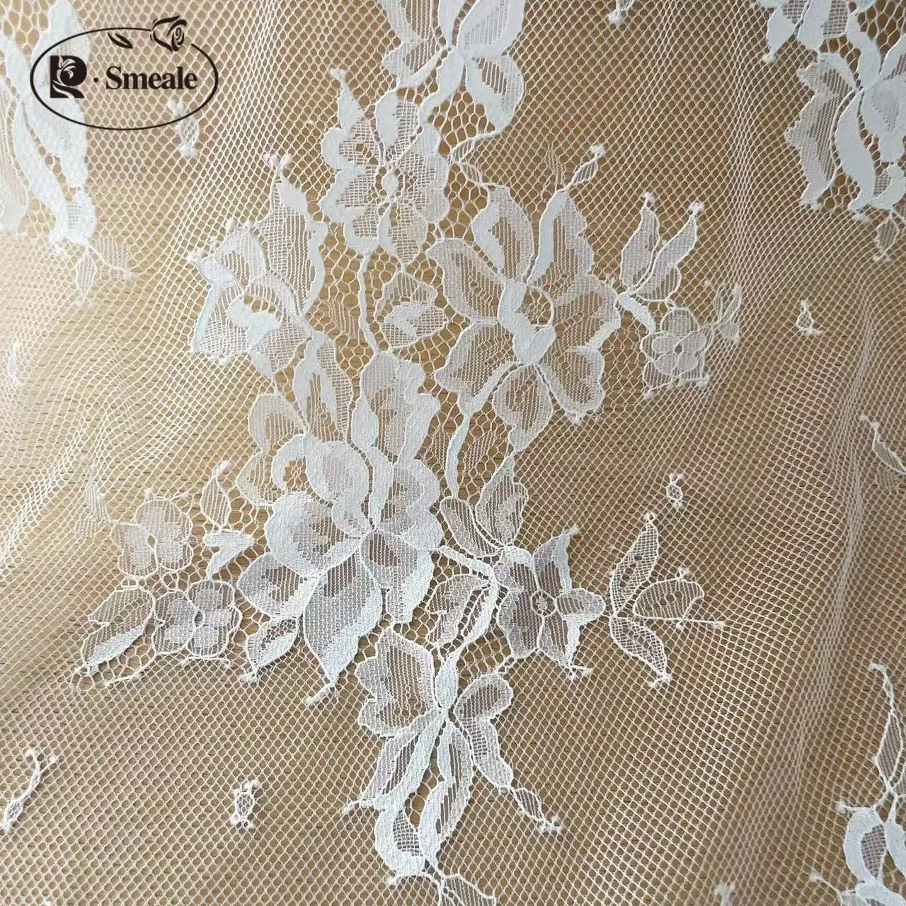 جديد جودة عالية شبكة زهرة قاعدة لينة الدانتيل فستان الزفاف ملابس الأطفال الستار فستان حقيبة نسيج الزخرفية الخياطة النسيج. #3