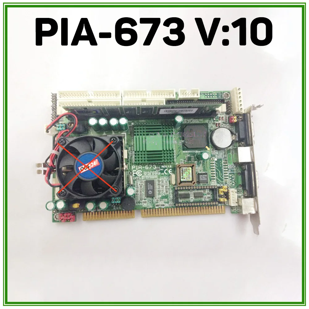 Tarjeta de media longitud para placa base de control industrial ARBOR PIA-673 V:10