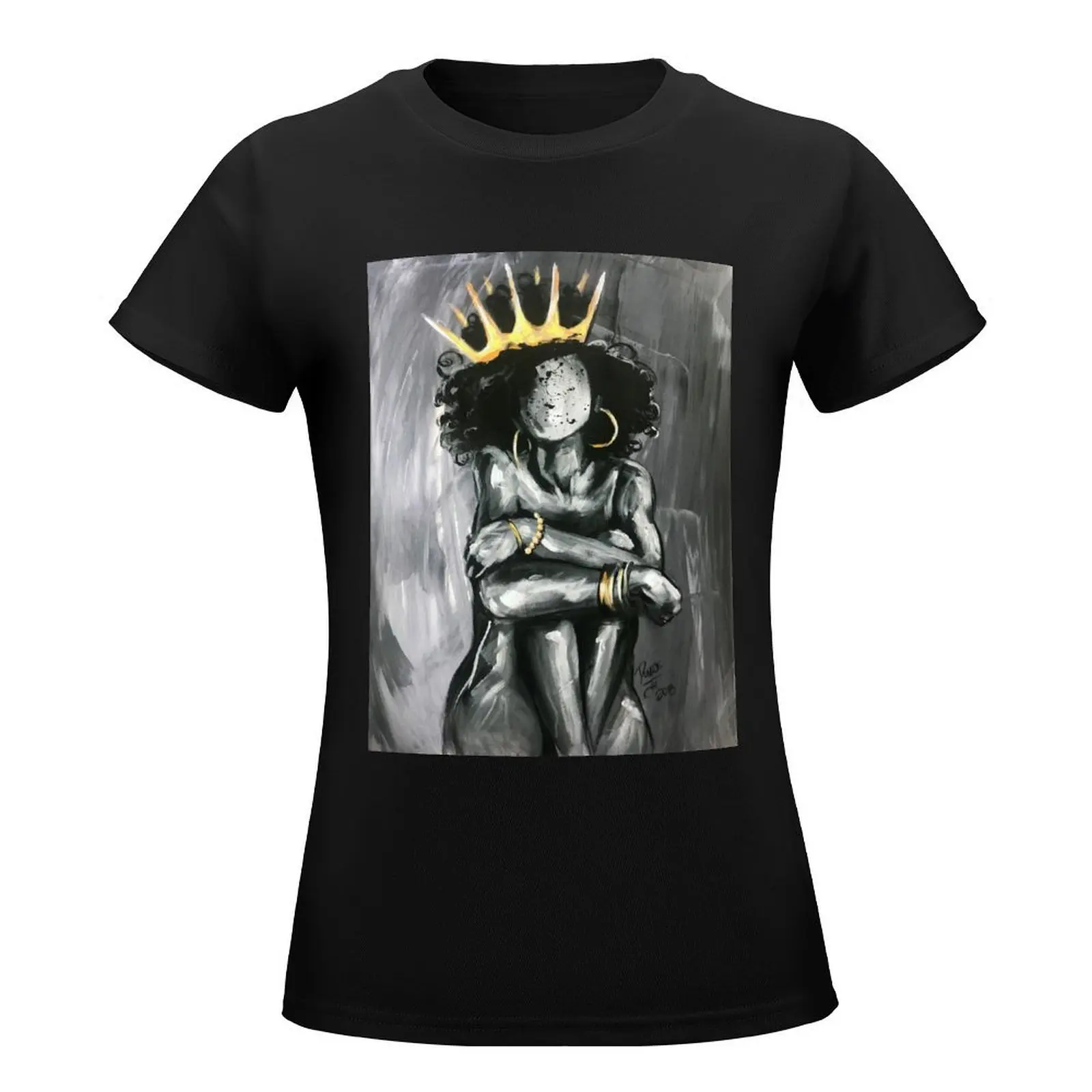 Naturally Queen IX T-Shirt female aesthetic clothes hippie clothes t shirts for Women