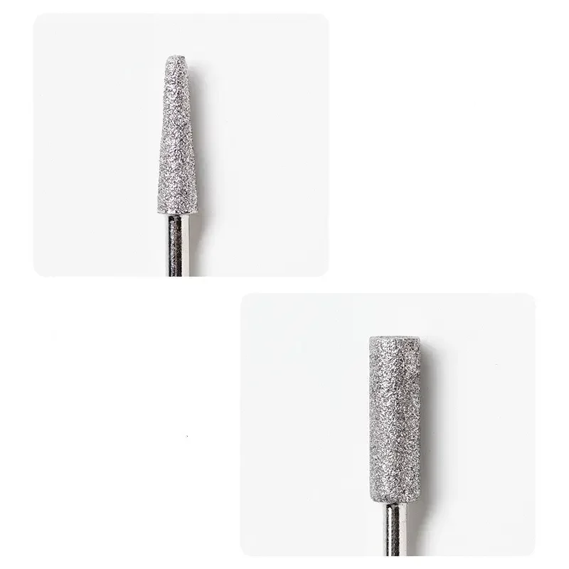 6 Teile/los Nail art Liefert Elektrische Bohrer Bits Datei Stehenden Schleifen Kopf Sand Ersatz Polnischen Maschine Set Kit Maniküre Werkzeug