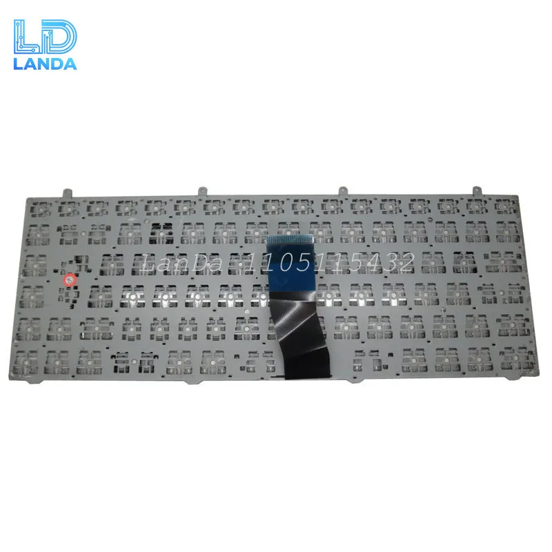 Laptop No Backlit Keyboard For Averatec 4000 4100 French FR White Without Frame New