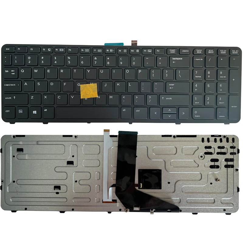 

NEW US laptop keyboard FOR HP for ZBOOK 15 17 G1 G2 PK130TK1A00 SK7123BL with backlight/Pointer 733688-001