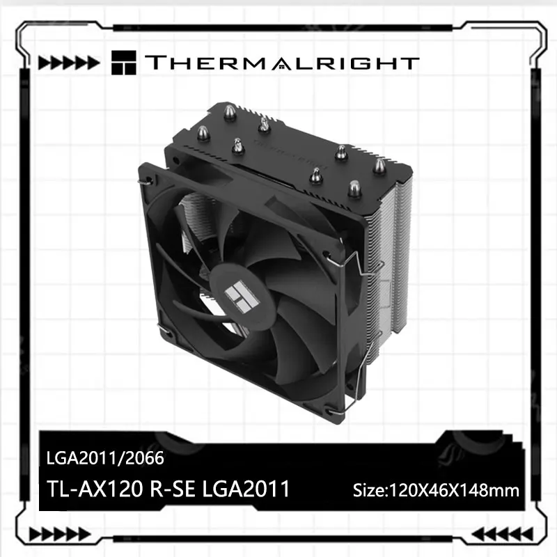 Thermalright TL-Assassin X 120 Refined SE LGA2011 CPU Air Cooling Radiator,AGHP4.0/4 heat pipes/LGA2011/2066 Exclusive Platform