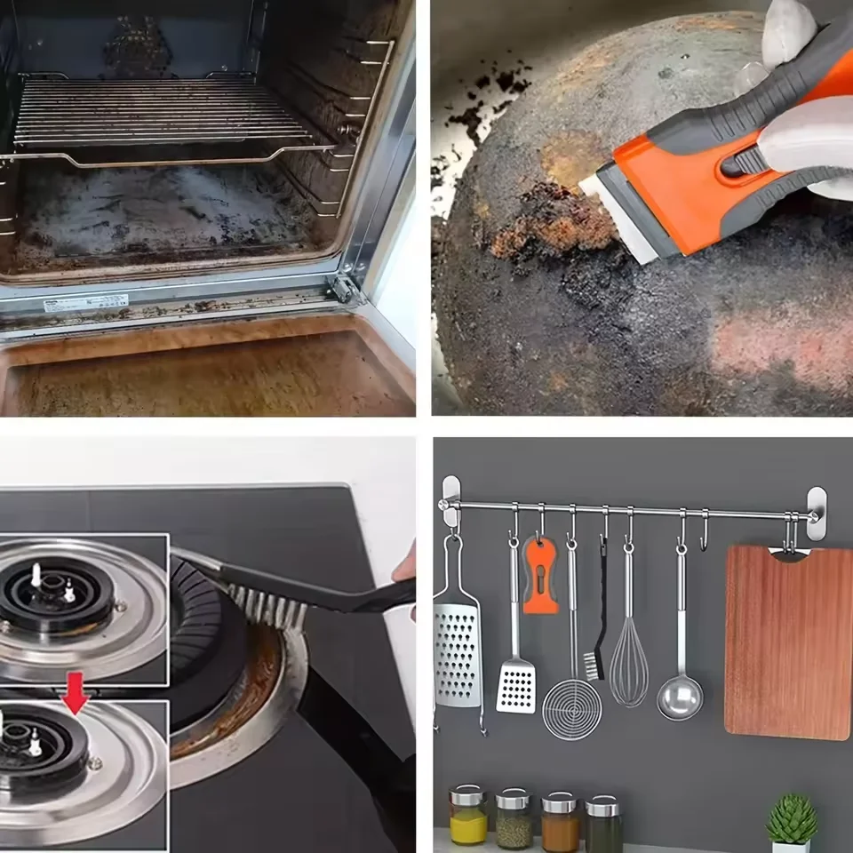 1 Set Glue removal blade With 10 Blades For Car Window Vinyl Film Sticker Cleaning Glass Multi-Purpose Blade Scraper Tools