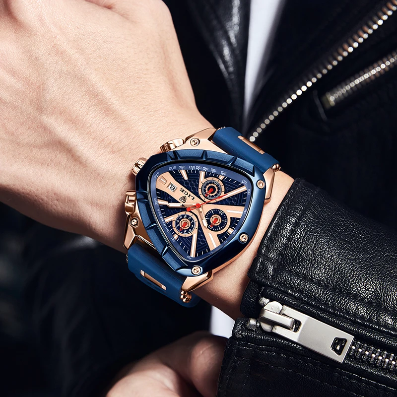 Relogio masculino lige relógio masculino marca superior de luxo calendário luminoso homem relógio militar esporte relógios quartzo para homem cronógrafo