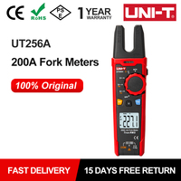 UNI-T Digital Clamp Meter UT256A True RMS Fork Meter AC Current Pliers Ammeter Voltmeter Capacitor Frequency Tester