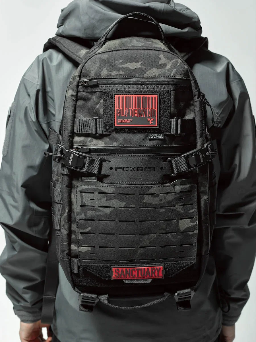 ​FOXBAT BLADE WIND  PMS-03 Tactical EDC Backpack – 16" Laptop-Ready Commuter & Outdoor Pack with Modular MOLLE​