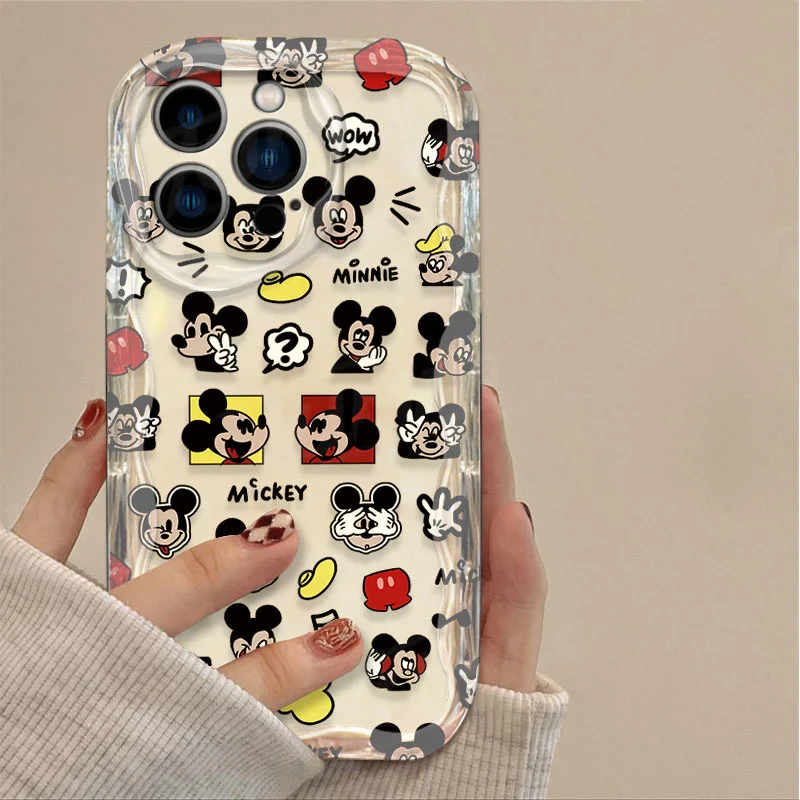 Mickey Mouse Tpu Case For Realme C53 C35 C55 C21Y C21 C25Y 5 6 7 12 Pro 5i 6i C51 C33 C31 Note 50 C11 C12 C15 C25 C67 C30 C20