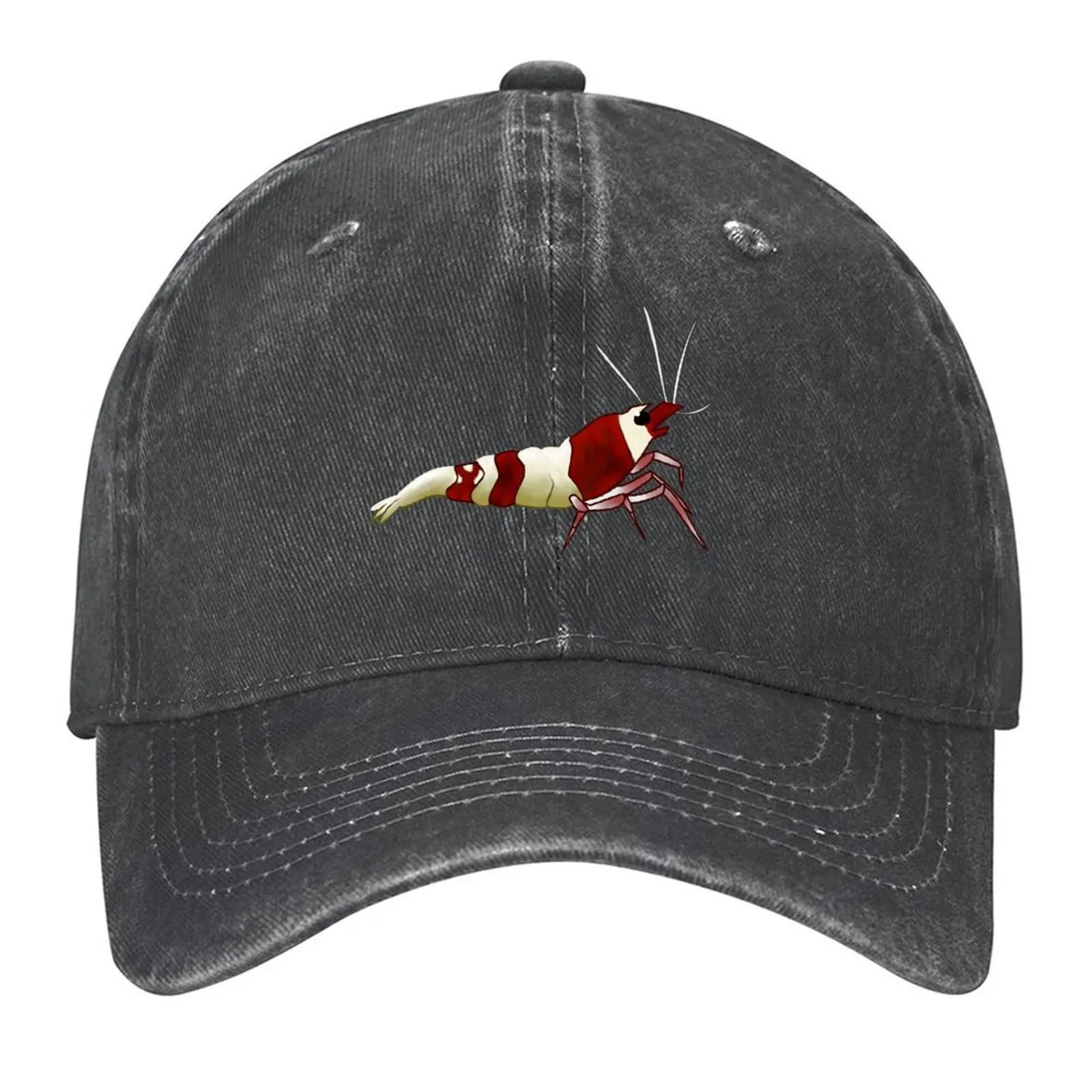 

Red Crystal Shrimp Baseball Cap cute sun hat hats for men |-F-| Women Hats Men's