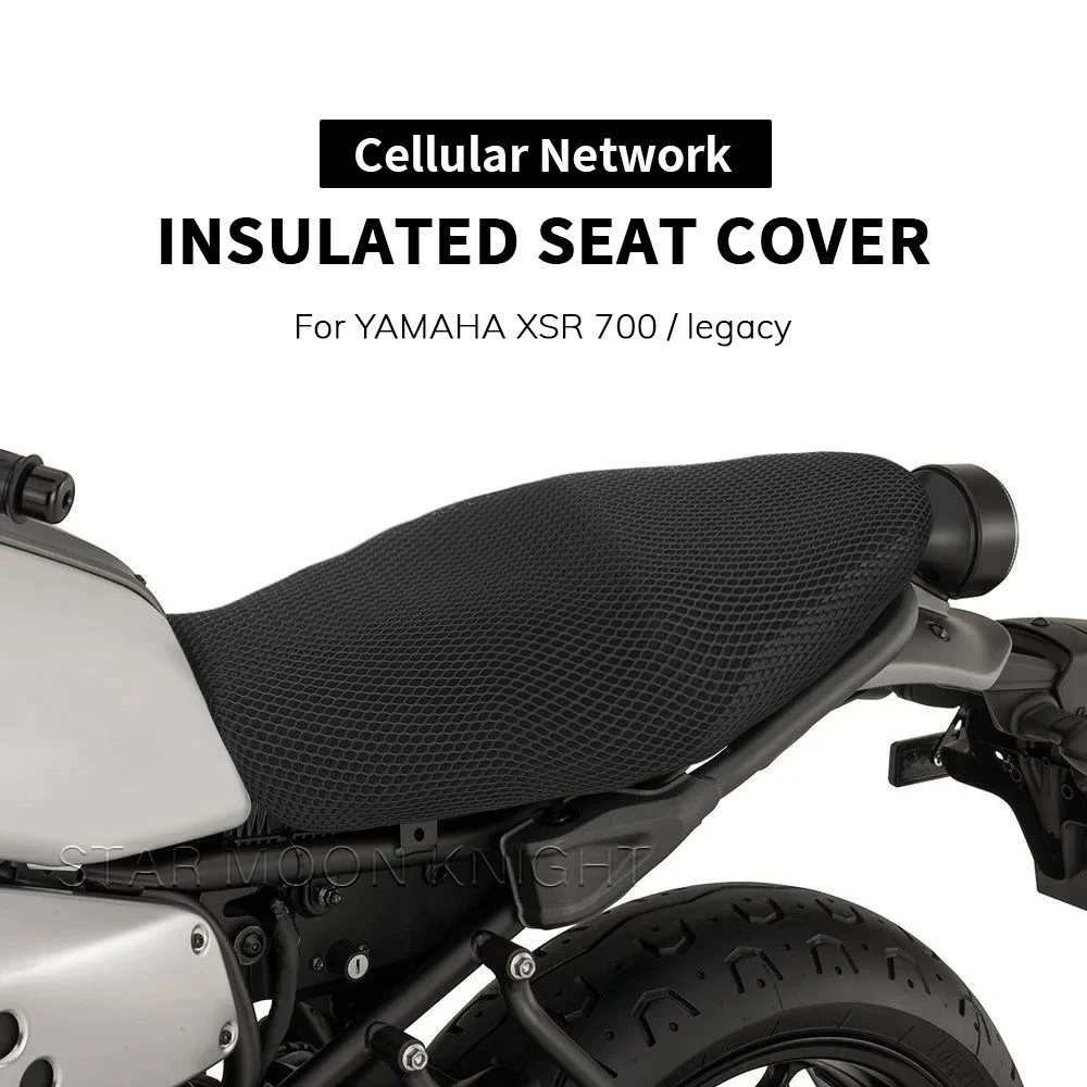 

Motorcycle Anti-Slip 3D Mesh Fabric Seat Cover Breathable Waterproof Cushion For Yamaha XSR700 XSR 700 Legacy