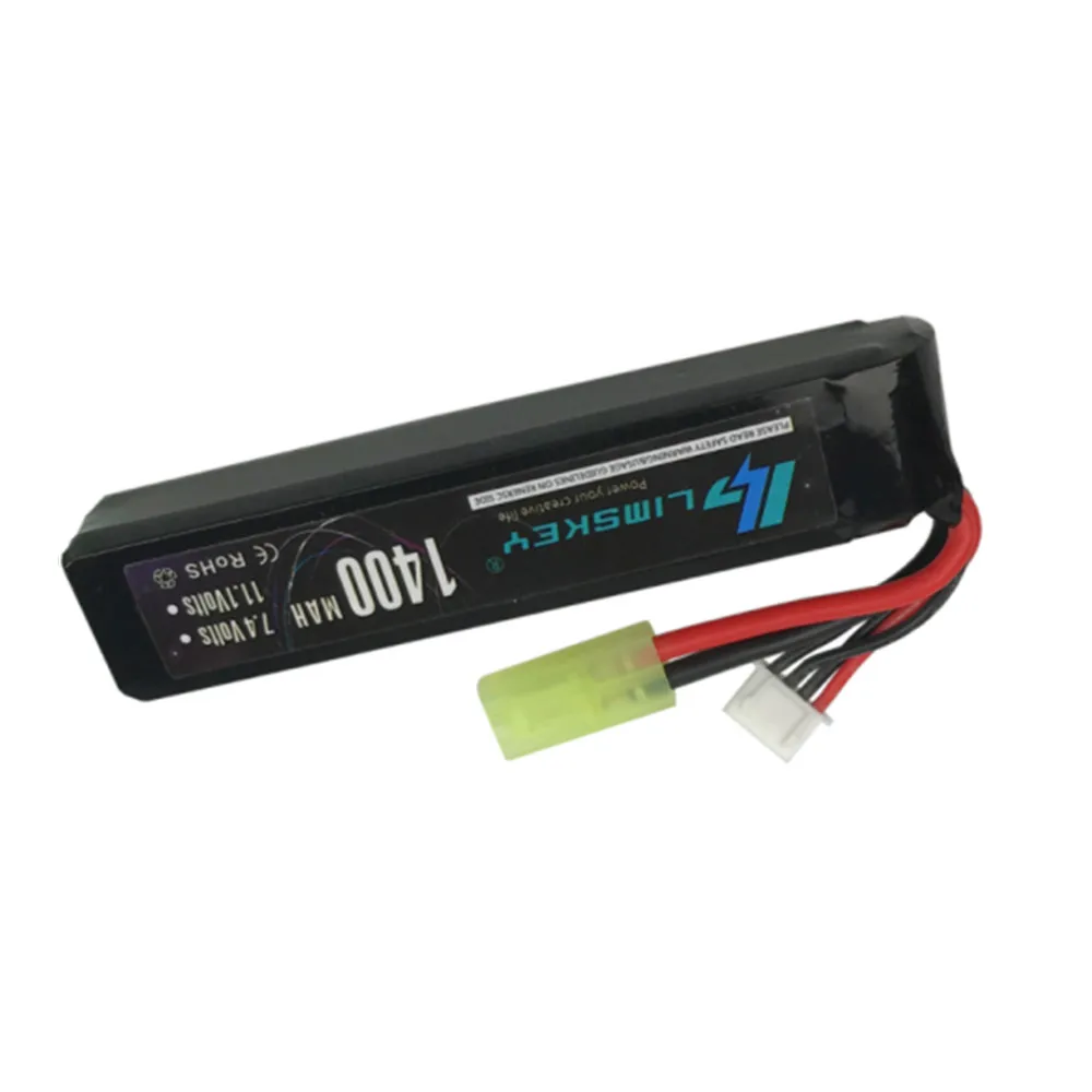 11.1v 3S Lipo Battery for Water Gun Airsoft 11.1v 1400mah 25C Max 50c Battery For Airsoft BB Air Pistol Electric Toys Guns Parts