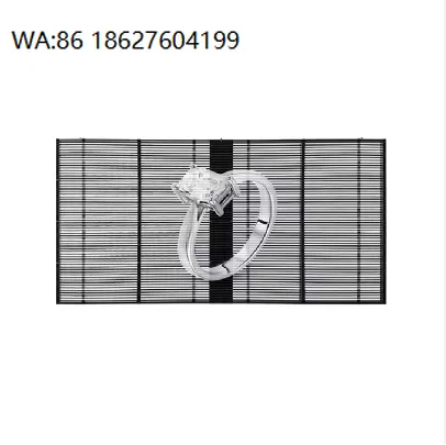 

LED SignageIndoor P3.91-7.82 Glass Transparent LED Display Transparent Panel Flexible Transparent LED Screen
