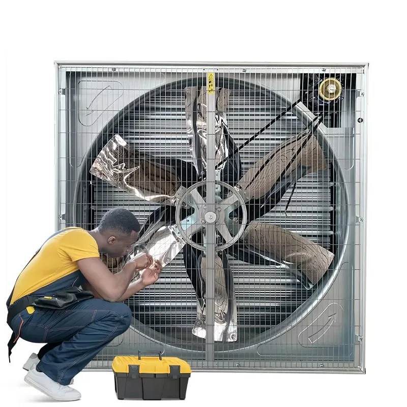 Poultry Centrifugal Push Pull Negative Pressure Fan - Low Noise 5000CFM for Chicken House/Pigsty Greenhouse Ventilation