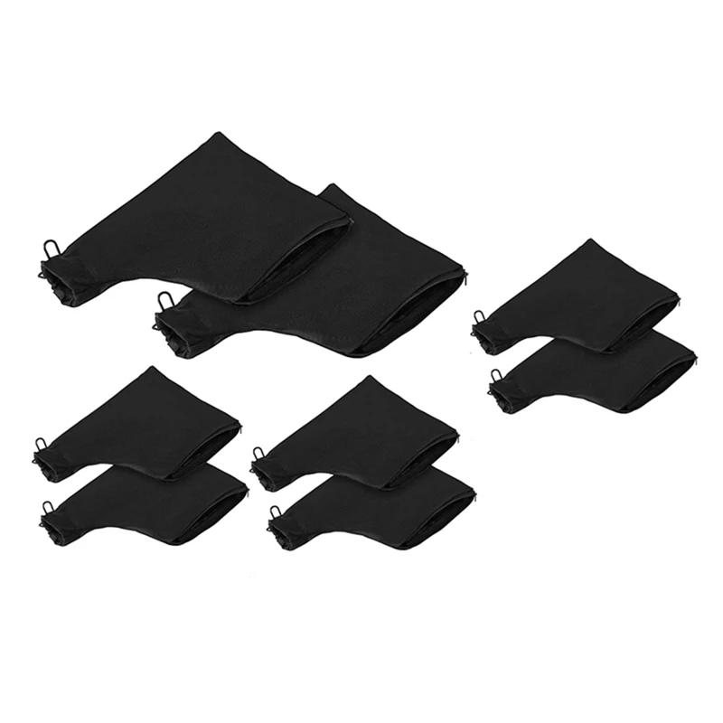 

8Pcs Miter Saw Dust Bag Anti-Dust Cover Bag With Zipper & Wire Stand, For 255 Model Miter Saw