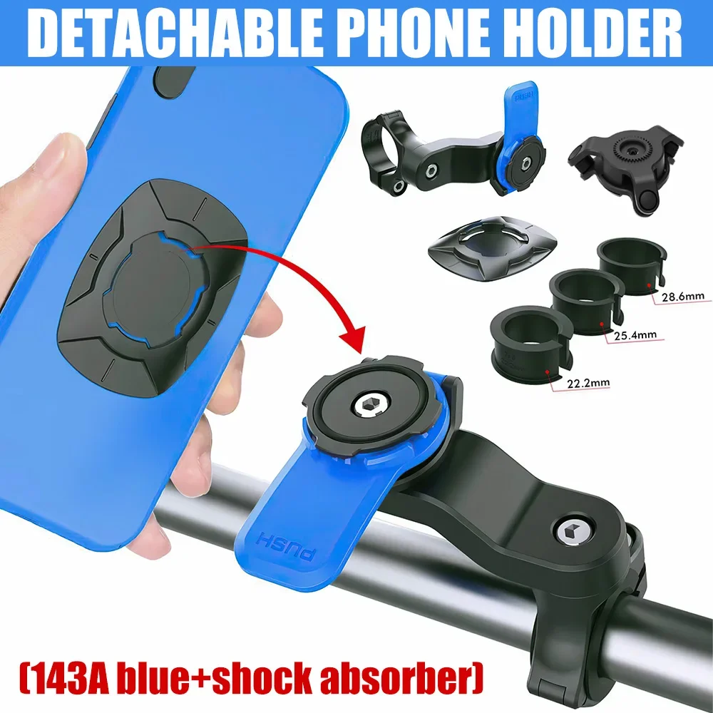 Scooter Cycling Navigation Phone Stand Holder Adjustable Motorcycle Mountain Bicycle Handlebar Bracket Phone Rack Device