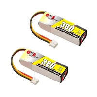 2PCS GNB GAONENG 2S1P 380mAh 7.6V 90C/180C HV LiHV Lipo Battery With PH2.0 Plug For 1:28 RC Car Drift Mini-Z Blade MCPX BL