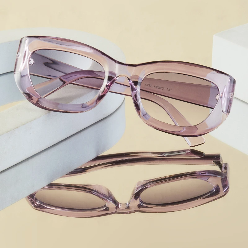 1Pc Women's Fashion Glasses New Style Personality Vibrant Oval Dopamine Color Trendy Daily Outdoor Sun Protection Party Performa