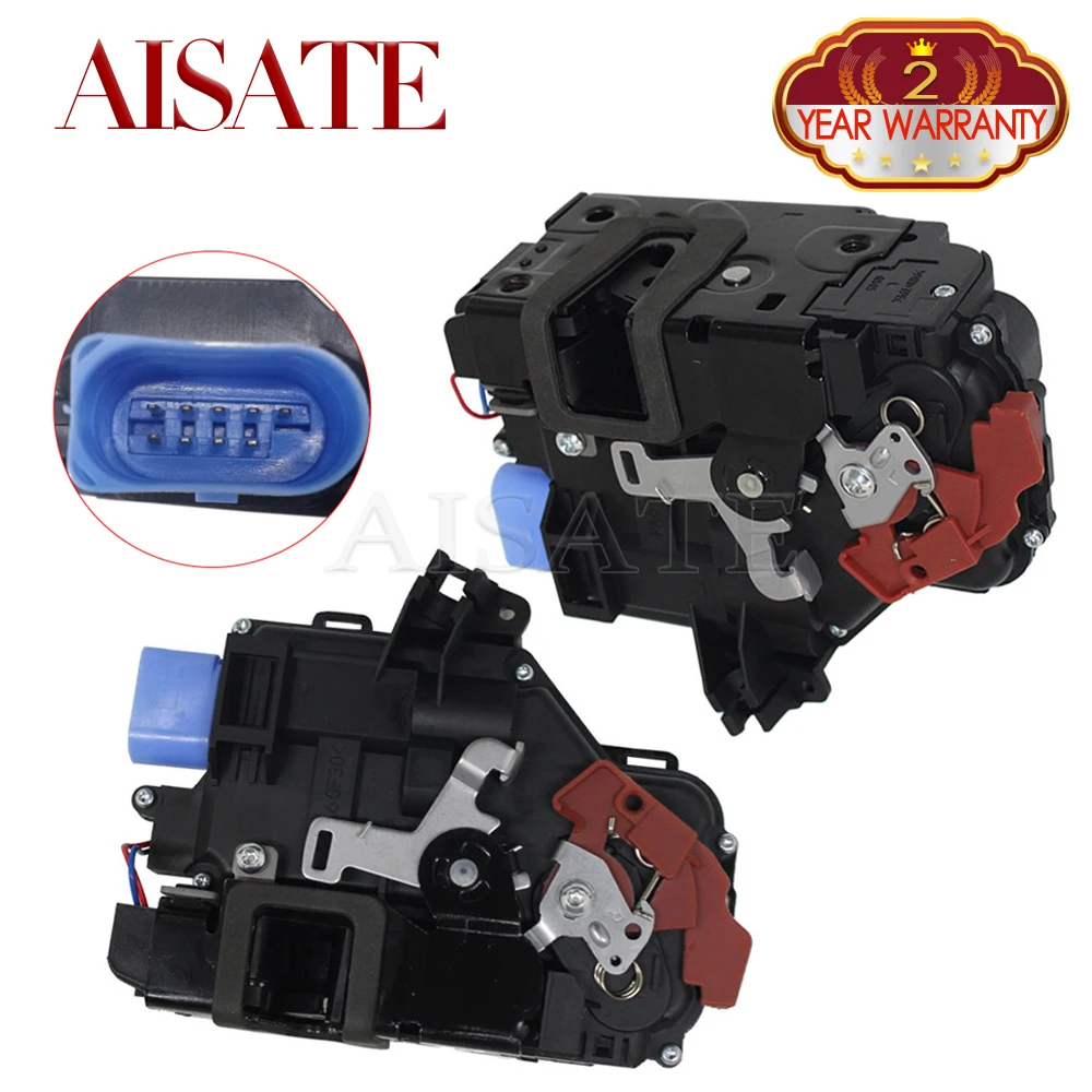 2PCS Rear Front Door Lock Actuator For VW Touareg Jetta Golf MK5 GTI Phaeton Porsche Cayenne 7L0839015D 7L0839016D 3D1837015AB