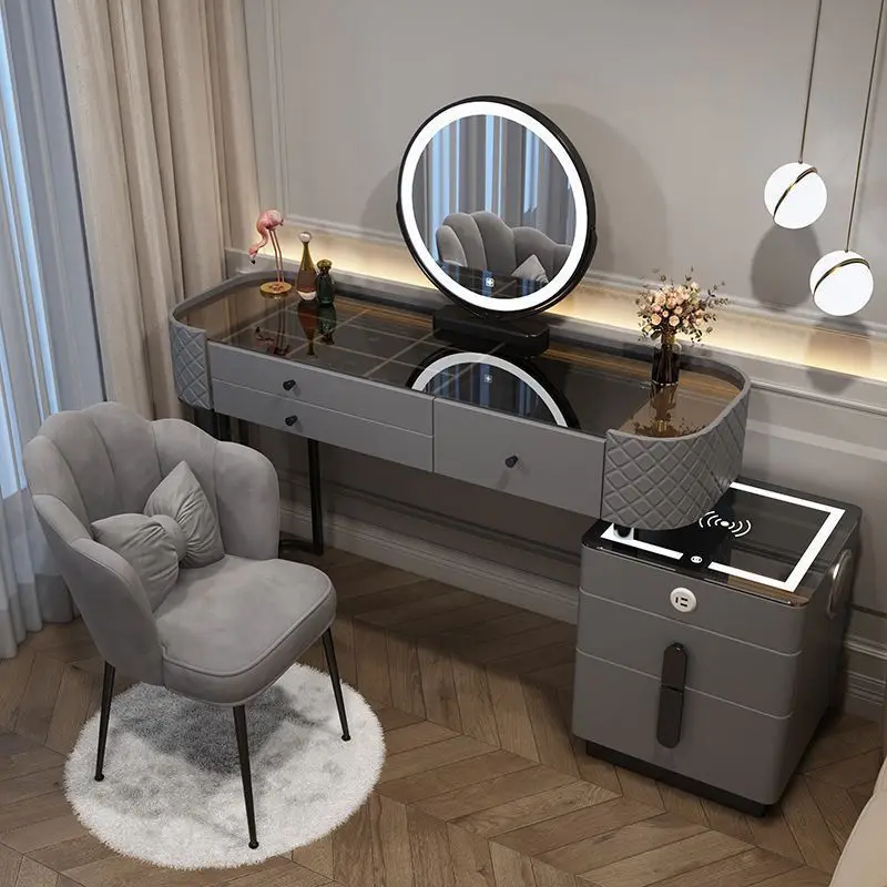 Wireless charging bedroom multifunctional princess makeup table