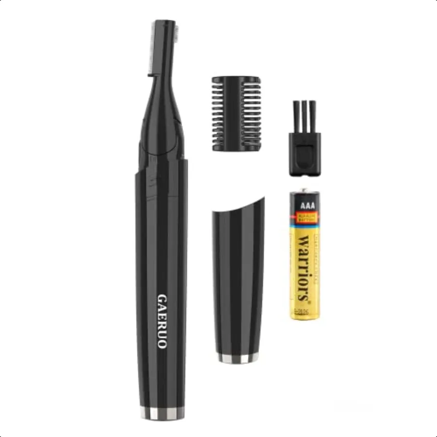 

Electric Eyebrow Trimmer Painl Portable Eyebrow Shaper Trimmer Kit for Women Men Eyebrow Hair Trimmer with Battery for Face Lip