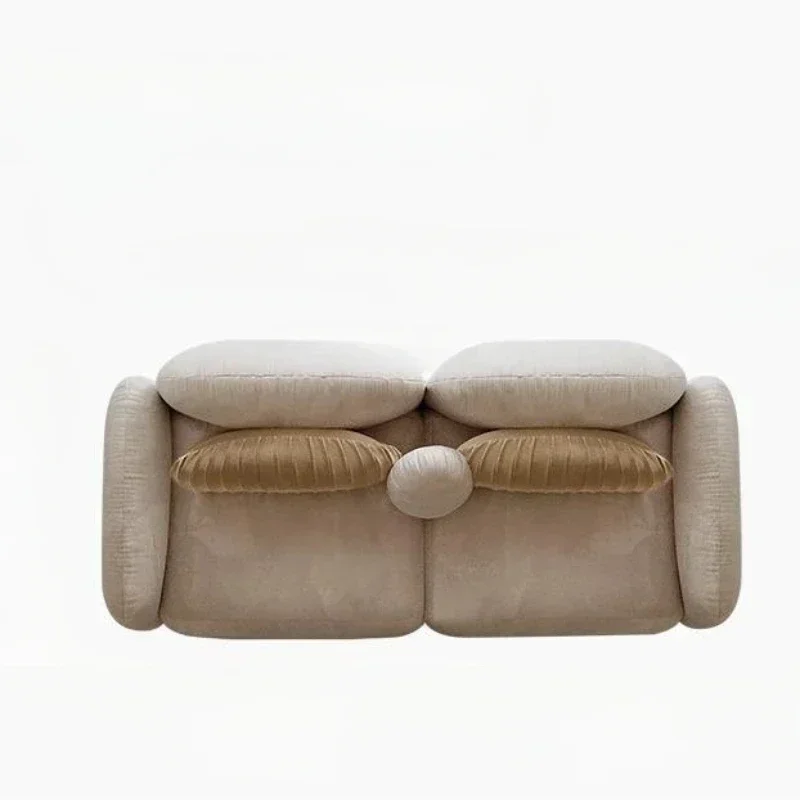 Modern Minimalist Double-Sided Sitting Fabric Sofa Designer Creative Horizontal Hall Concubine Module Units Sofa