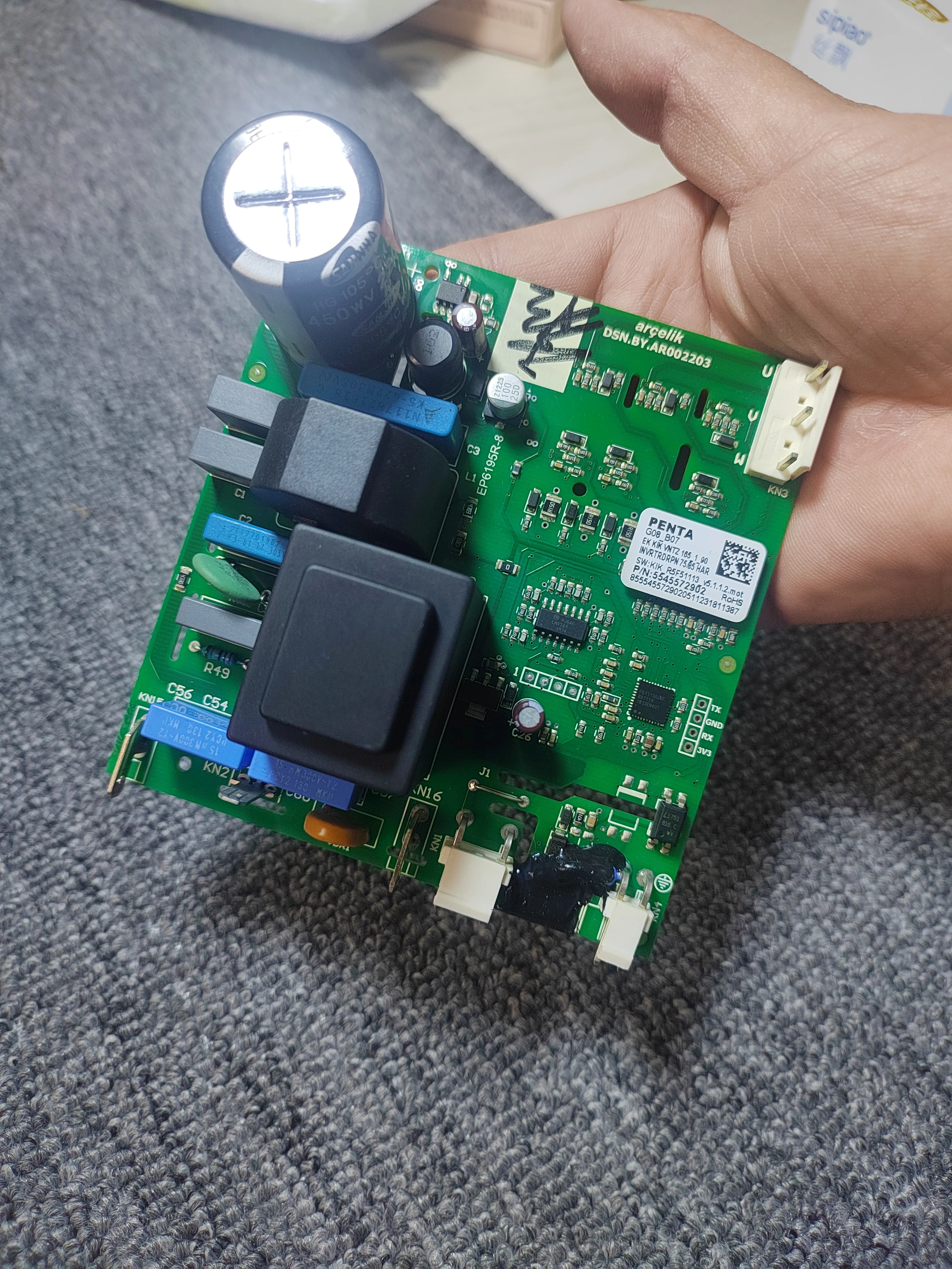 Original, suitable for Beko refrigerator inverter board compressor drive board 201802080477 5545572901
