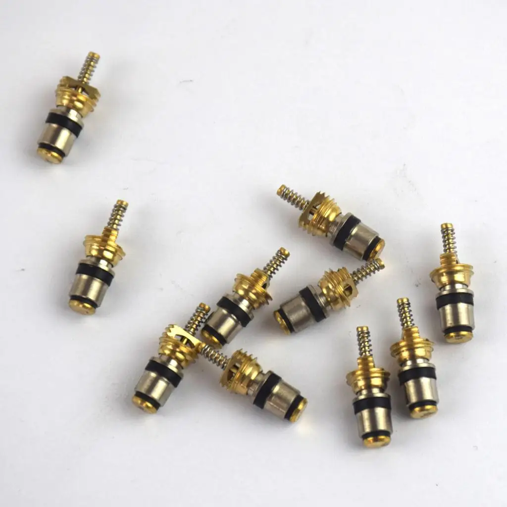Car Air Conditioner Connection Valve 21.5mm Copper Core for Citroen Peugeot Fiesta Transit Connect Volvo Saab