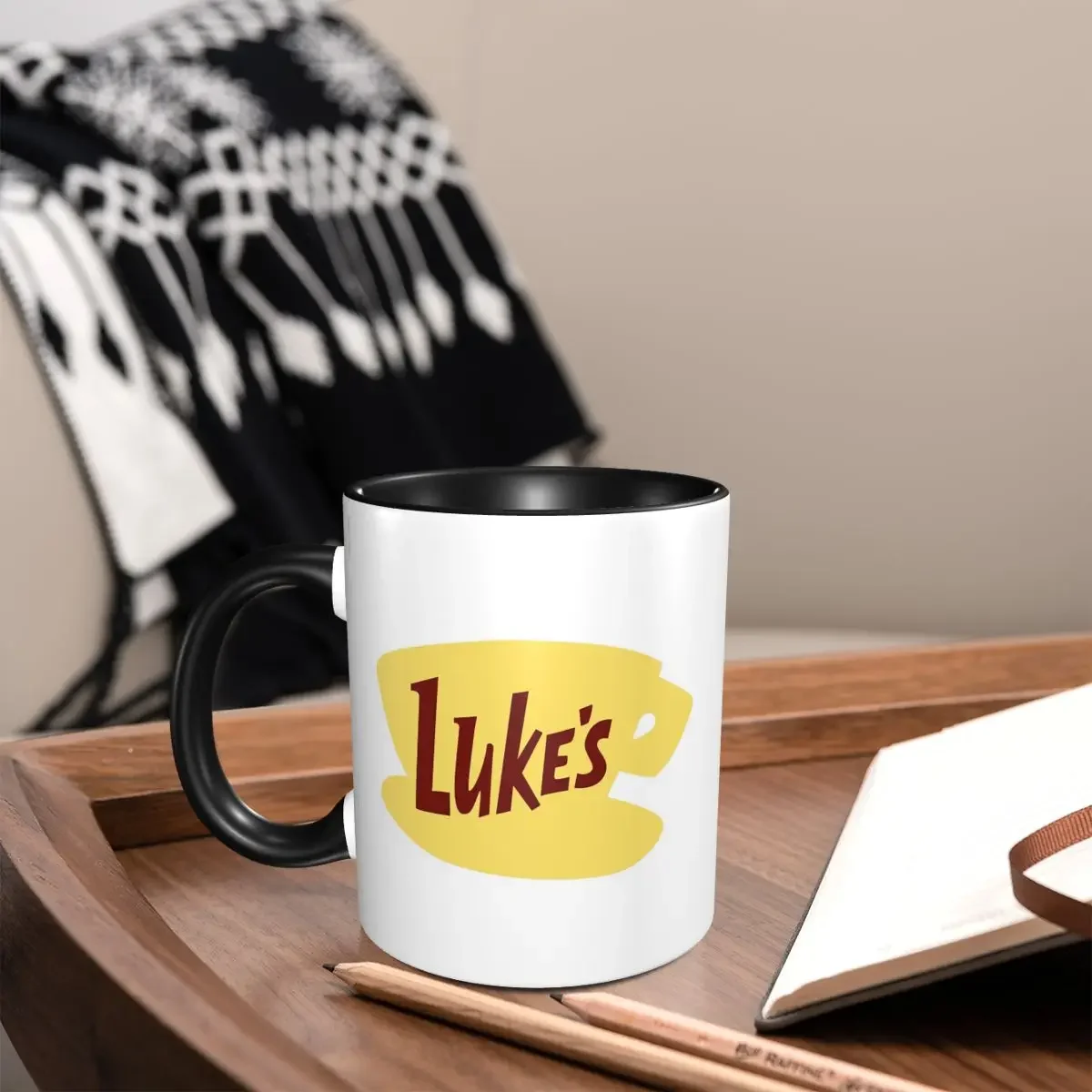 Caneca de Presente de Aniversário Luke's Diner Gilmore Girl, Canecas de Cerâmica Engraçadas para Café, Chá, Leite, Presente para Mulheres e Homens