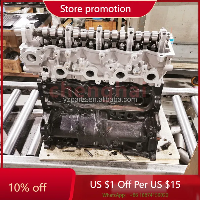 For Mazda BT50 B2500 for Ford Courier Ranger WL-T Engine 2.5 2.5L Diesel WL Engine Long Block Cylinder