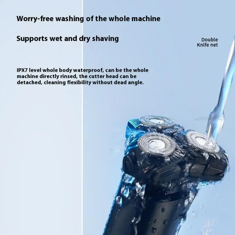 27RB Fashion Small Electric Shaver IPX7 قابلة لإعادة الشحن الملمس ABS