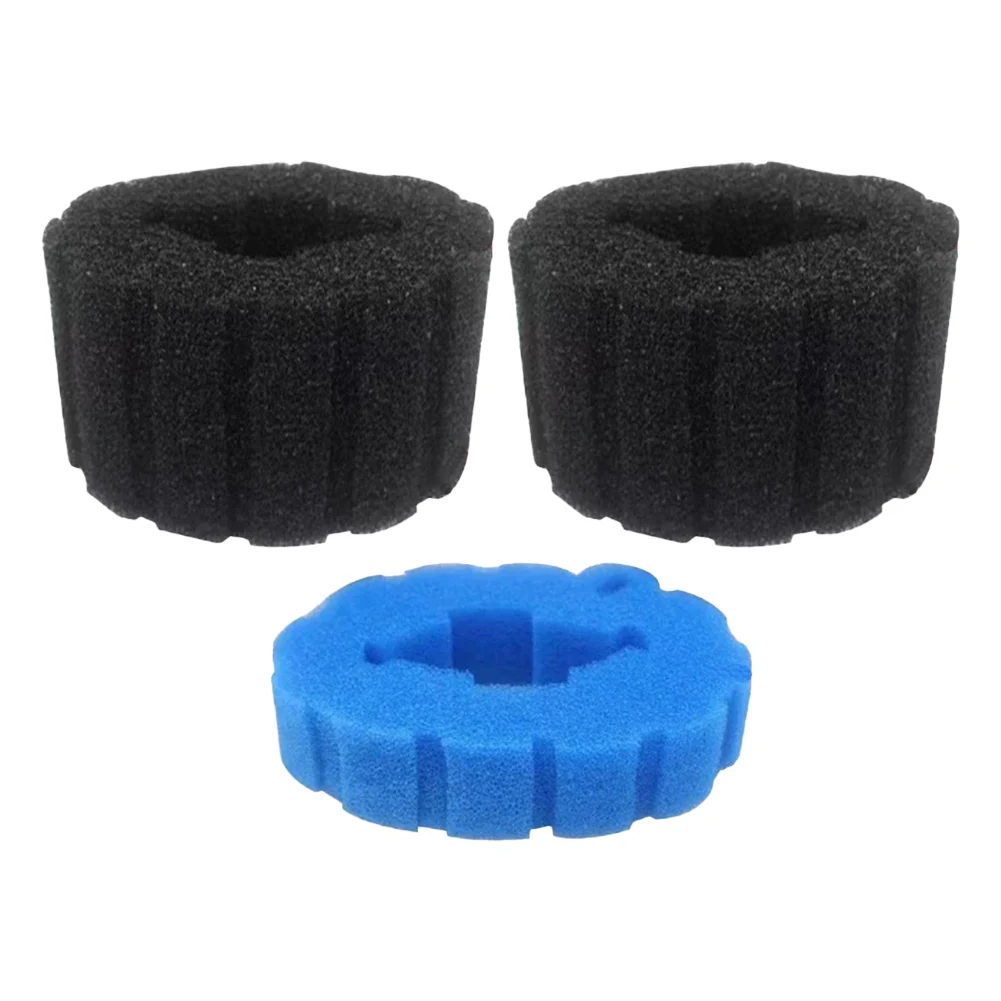Replacement Filter Sponge For For BIOPRESS Wastewater Suction Machine 152x92mm 152x33mm Blue Black Foam Filtration For Media 3pc