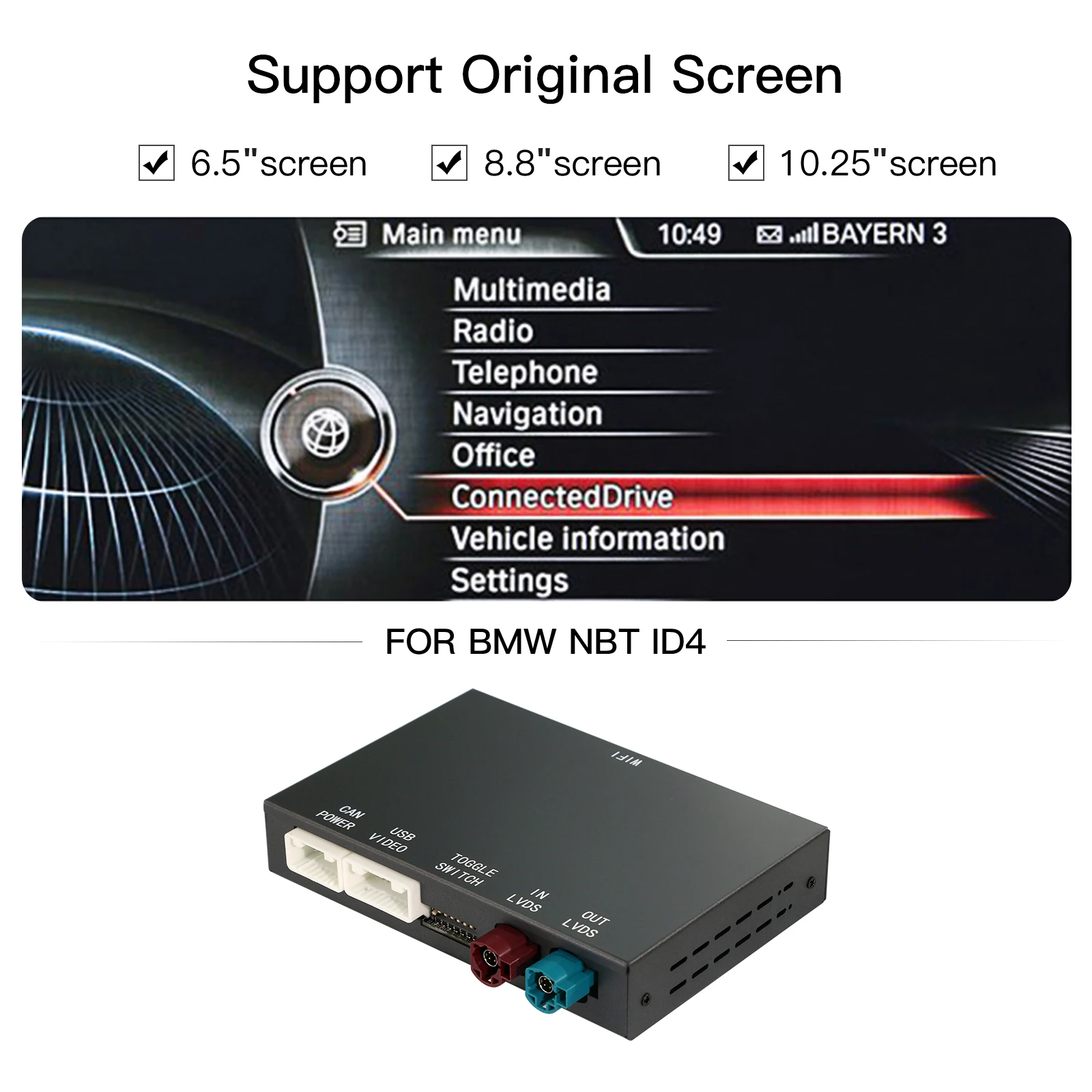 Wireless Carplay Android Auto Mirrorlink Airplay NBT F10 F20 F30 F07 F48 F15 X5 X6 F25 F26 F01 MINI COOPER